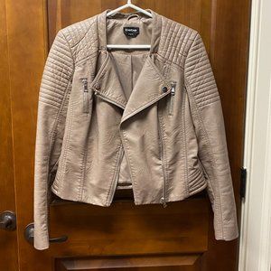 Bebe leather jacket size small